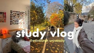 Day In My Life At Edinburgh University: Study Vlog ☕️