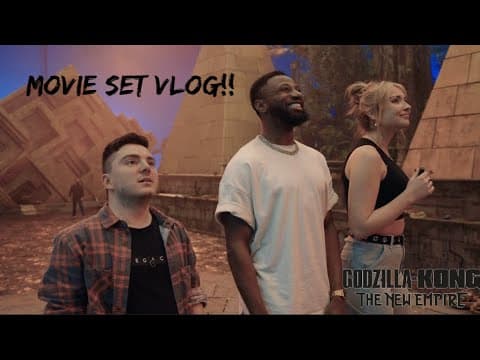 Godzilla X Kong: The New Empire Movie Set Vlog!!