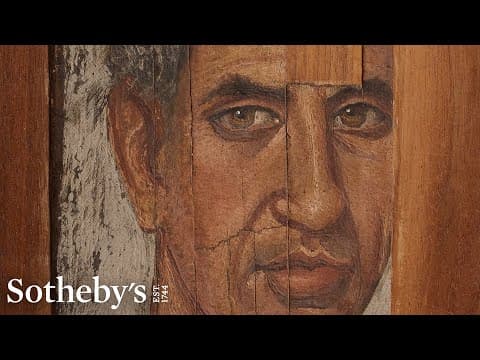 Why Does The Man In This 2000 Year Old Mummy Portrait Look So Familiar? | Sotheby's