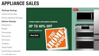 Huge Home Depot Cyber Week Appliances Christmas Gift Ideas