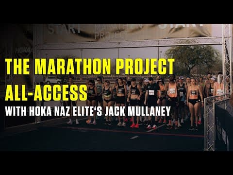 Behind The Scenes With Jack Mullaney | Hoka Naz Elite Coach Mic’d Up At The Marathon Project 2025