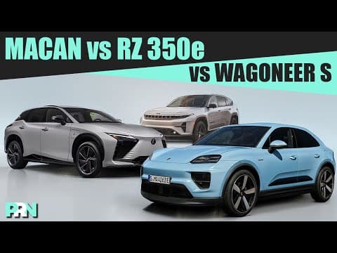 Porsche Macan 4 Vs Lexus Rz 350e Vs Wagoneer S | First Drives