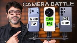 Samsung S25 Ultra vs iPhone 17 Pro Max vs Vivo X300 Pro CAMERA COMPARISON