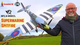 Ideal For Winter Rc Flying ! Xfly Model 1.2 Metre Supermarine Spitfire Mkix