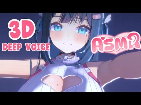 【asmr/ku100】deep Voice Onee-san Asmr Like A Comforting Hug [soundproof Booth, En/日本語]