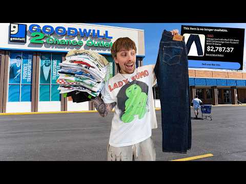 I Found Vintage Levi’s Jeans Worth $3000 At The Goodwill Thrift Store