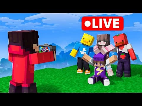 I Secretly Livestreamed On A Private Minecraft Smp!