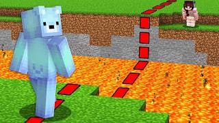 Minecraft, But It's One Straight Line...