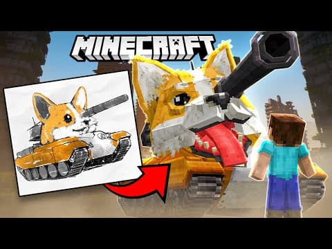 I Turned Your Drawings Into Minecraft Mobs!