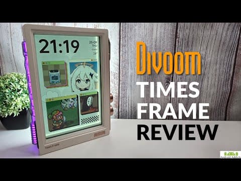 Divoom Times Frame Review - Transparent Digital Picture Frame