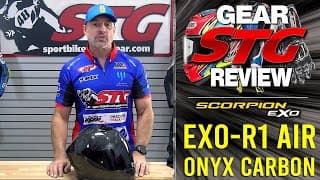 Everything To Know About The Scorpion Exo-r1 Air Onyx Carbon Helmet (full Review) From Stg