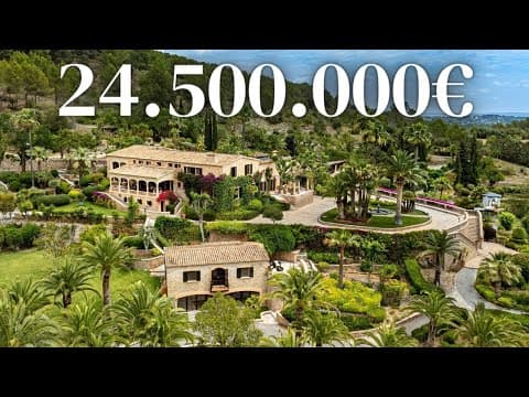 Exclusive Tour Of A Grand €24.5m Mallorca Estate From The 14th Century! It's Insane !