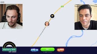 I Challenged Rami Malek To Geoguessr | Memory Lane