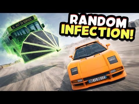 Random Car Infection Is Still The Most Fun Game Mode In Beamng Drive!