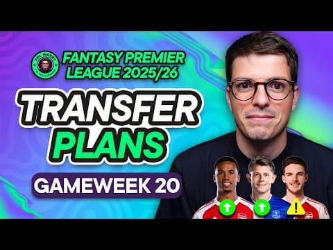 My Fpl Gw20 Transfer Plans! 📝 Between Rolling And A -4? 😂 | Fantasy Premier League Tips 2025/26