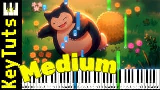 Greengrass Isle [pokemon Sleep] - Medium Mode [piano Tutorial] (synthesia)