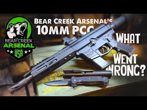 You Can’t Shoot This Thing! 💀 Bear Creek Arsenal's 10mm Pcc