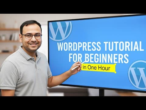 Complete Wordpress Tutorial For Beginners - Umar Tazkeer