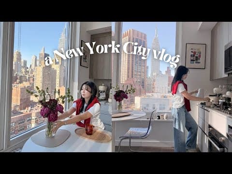 Living In Nyc In My 30's | Productive Day In The City, Hosting Friends In My Apartment & More!