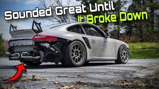 Custom Porsche 997 911 Turbo Exhaust Install - Then This Happened....