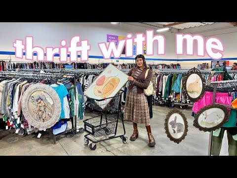 Thrift With Me To Makeover My Scary & Dark Dungeon Hallway! 7 Thrifts In 1 Day!!! (part 1)