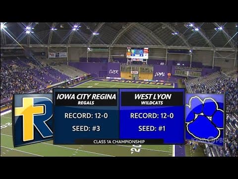 Class 1a — Iowa City Regina Regals Vs. West Lyon Wildcats