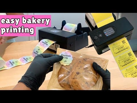 The Best Thermal Printer For Home Bakers? 🤔 Phomemo Pm64d Thermal Printer Review