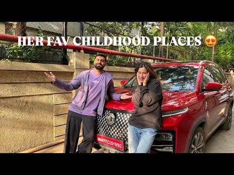 She Showed Me Her Fav Childhood Places 🚘😍 #unnav
