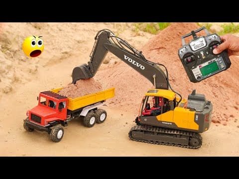 Diy Homemade Mini Truck And Jcb Sand Loading New Technology Science Project @sanocreator