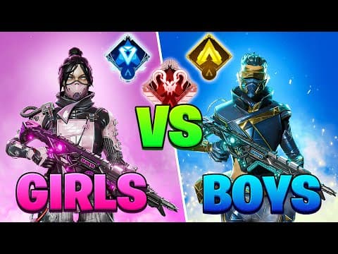 E Girls Vs E Boys At Every Rank In Apex Legends