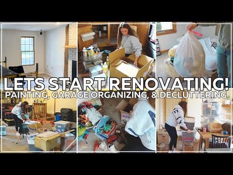 Clean & Declutter New House! Unpacking & Organization! Renovation Projects / Decluttering In 2026!
