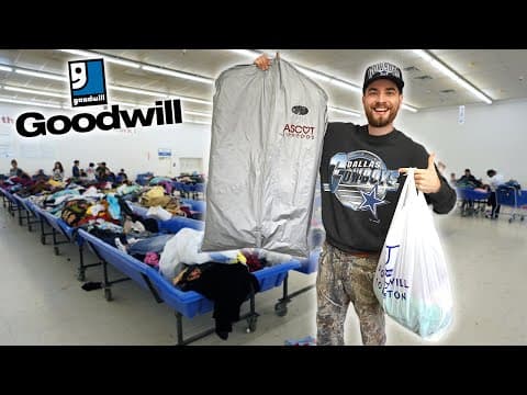 Designer Clothes Found In The Goodwill Bins!! Huge Vintage Thrift Haul!