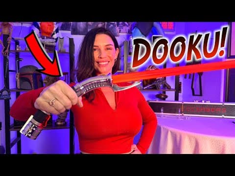 The Most Realistic Count Dooku Neopixel Lightsaber! From Ccsabers