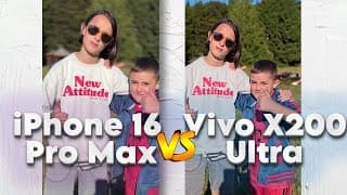 Vivo X200 Ultra Vs Iphone 16 Pro Max - Cinematic Portrait Videos Comparison