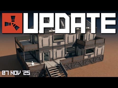 Huge Changes To Progression, New Top Tier Building Skin, Mini Fridge | Rust Update 7th November 2025