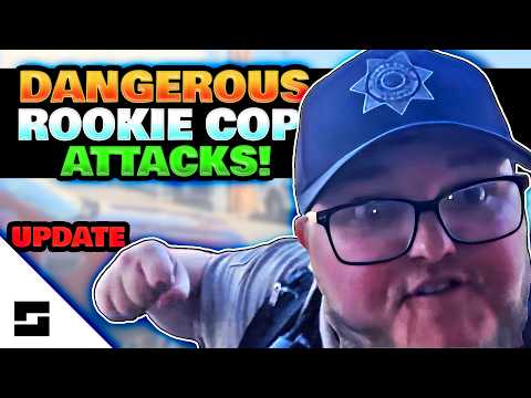 Cop Attacks Bystander During Bank Robbery