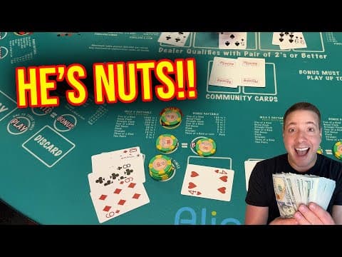 Going Wild At The Wild 5 Poker Table!! #poker #ultimatetexasholdem #casino