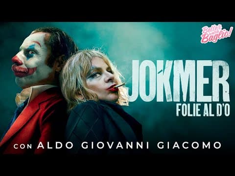 "joker - Folie À Deux" Con Aldo, Giovanni E Giacomo