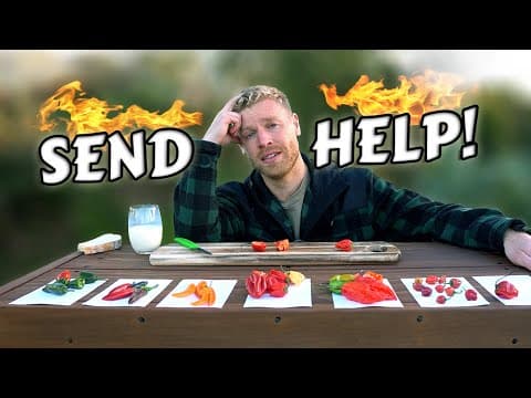 I Grew And Tasted The World’s Hottest Chili Peppers! 🥵🌶️🔥