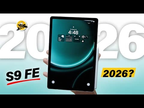 Samsung Galaxy Tab S9 Fe In 2026 - Still Worth It?