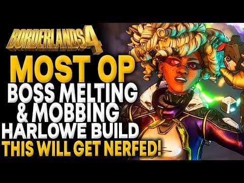 Borderlands 4 Most Broken Harlowe Build - 1 Shot Boss Melting & Mobbing Build