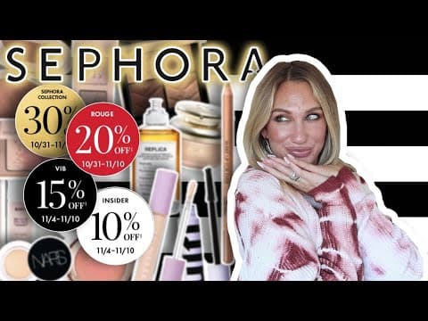 Sephora Fall Sale 2025 // Top Makeup Bag Picks