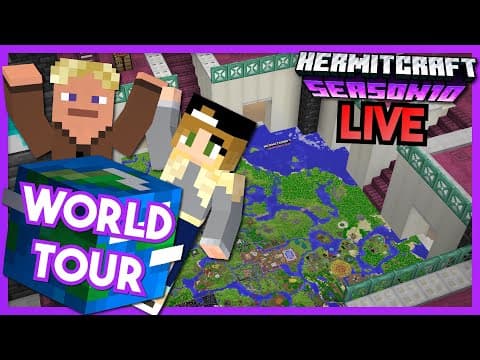 🔴the Super Hc Tour!!! - Hermitcraft S10
