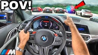 16 Minutes Of Chasing Supercar Drivers In A Straight Piped Bmw M4 G82 [loud Exhaust Pov]