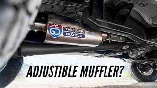 Adjustable Muffler Thunder Muzzle Review | From Quiet To Straight Pipe Instantly