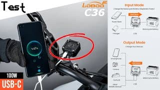 "test" Ce Boitier Au Guidon Recharge Ton Smartphone Et Ta Moto 🤩 "loboo C36"