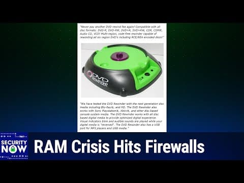 More Ghostposting - Ram Crisis Hits Firewalls