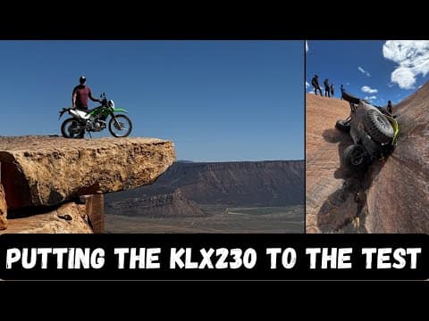 Taking The Kawasaki Klx230 Through Brutal Moab Terrain, Will It Survive?