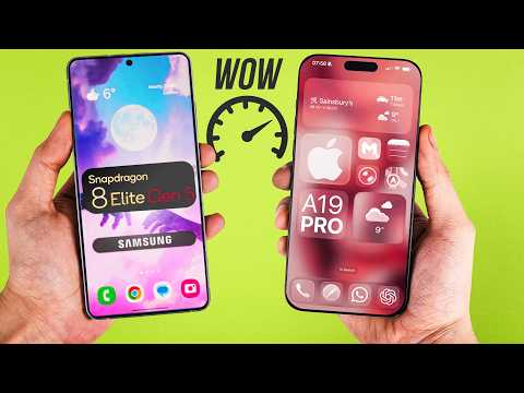 Samsung Galaxy S26 Ultra Vs Iphone 17 Pro Max - Speed Test (wow)