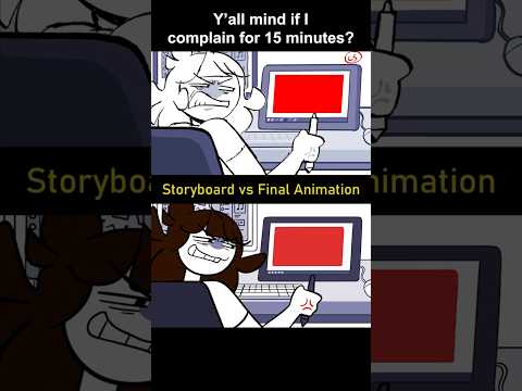 Storyboard vs Animation: me complaining for 15 mins (shot 13)
